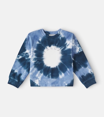 Logo tie-dye cotton jersey sweatshirt | Stella McCartney Kids