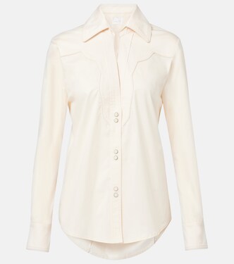 Cotton-blend poplin shirt | Johanna Ortiz