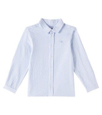 Bengal stripe cotton seersucker shirt | Tartine et Chocolat
