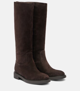 Ascott suede knee-high boots | Gianvito Rossi
