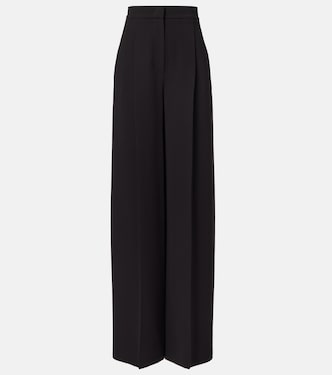 Laccato high-rise cady wide-leg pants | Max Mara