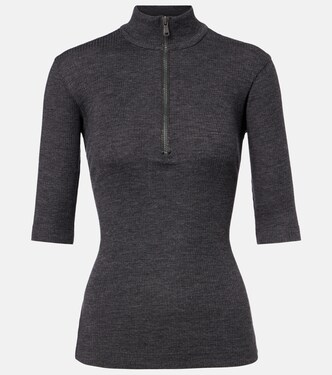 Wool zip-up sweater | Brunello Cucinelli