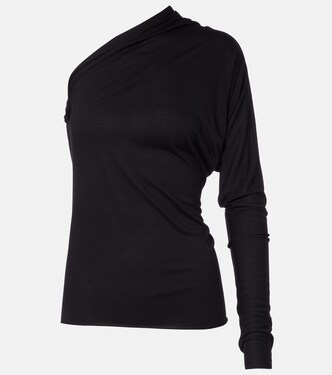 Diana one-shoulder jersey top | Rick Owens