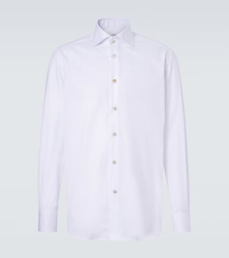 Cotton poplin shirt | Kiton
