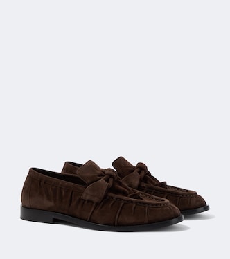 Astaire Knot suede loafers | Bottega Veneta