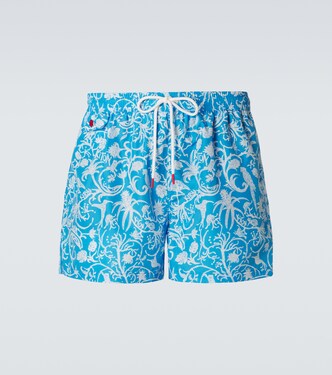 Printed swim trunks | Kiton