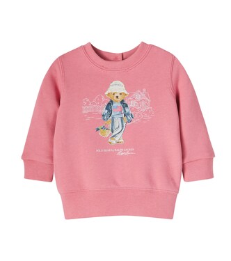 Baby Polo Bear cotton-blend sweatshirt | Polo Ralph Lauren Kids