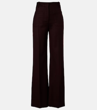 Alina virgin wool flared pants | Victoria Beckham