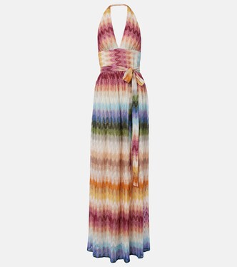 Halterneck maxi dress | Missoni
