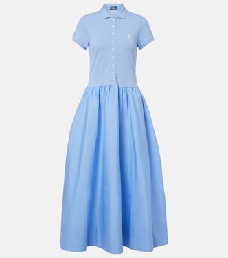 Cotton-blend shirt dress | Polo Ralph Lauren