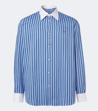 Striped satin twill shirt | Acne Studios