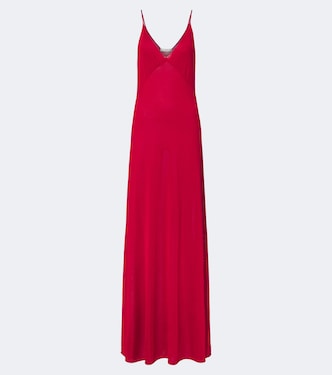 Silk maxi dress  | Fendi