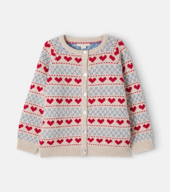 Belou jacquard wool-blend cardigan | Konges Sløjd