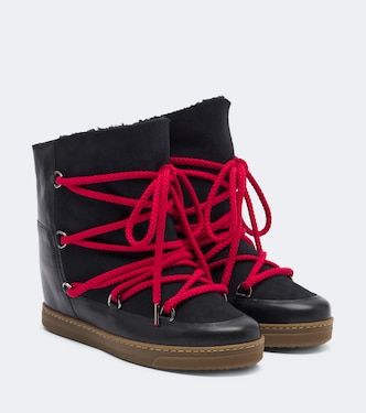 Bottines après-ski Nowles en cuir et daim | Isabel Marant