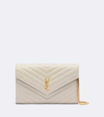 Portemonnaie mit Kettenriemen Cassandre aus Leder | Saint Laurent