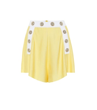 High-rise knit shorts | Balmain