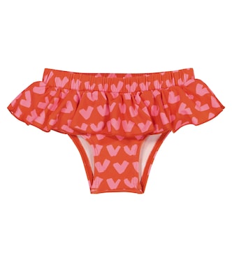 Baby heart-print bikini bottoms | Stella McCartney Kids