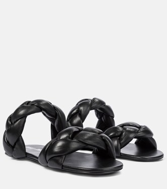 Sandalen aus Leder | Miu Miu