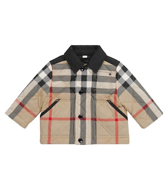 Baby Archive Check quilted jacket | Burberry Kids