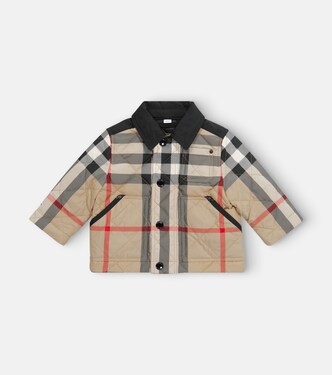 Baby Archive Check quilted jacket | Burberry Kids
