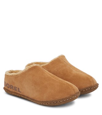 Youth Lanner Ridge™ II suede slides | Sorel Kids