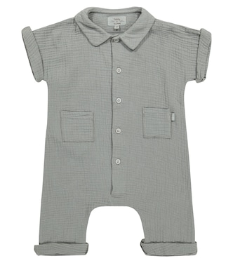 Bebé - pelele de algodón seersucker | Il Gufo