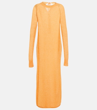 Maxikleid aus Metallic-Strick | Acne Studios