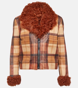 Lederjacke Ruben mit Shearling | Dodo Bar Or