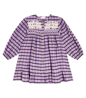 Massilia checked cotton dress | Louise Misha