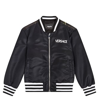 Printed bomber jacket | Versace Kids