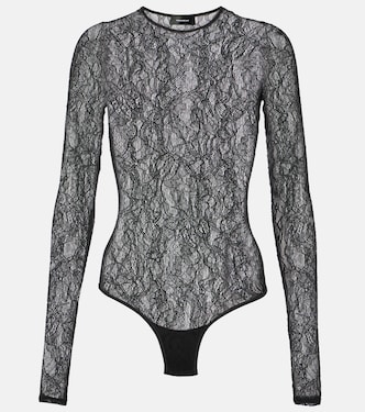 Floral lace bodysuit | Wardrobe.NYC