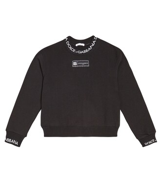 DG cotton jersey sweatshirt | Dolce&Gabbana Kids