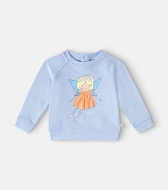 Baby printed cotton sweatshirt | Stella McCartney Kids