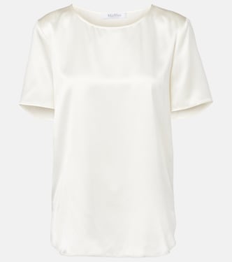 Dida silk satin T-shirt | Max Mara