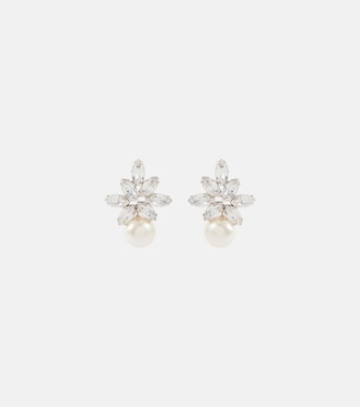 Liza embellished faux pearl earrings | Jennifer Behr