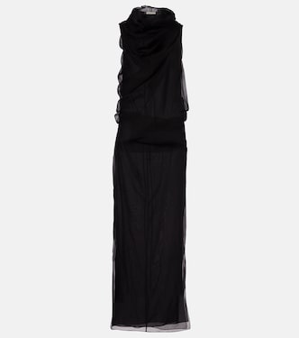 Jeanty tulle maxi dress | Khaite