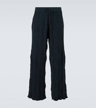 Raday knitted cotton wide-leg pants | Kiko Kostadinov