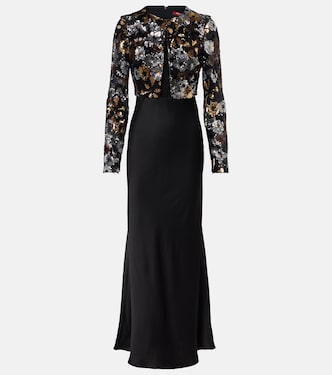 Maxikleid Lastra mit Pailletten | Max Mara