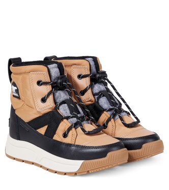 Whitney™ leather-trimmed boots | Sorel Kids
