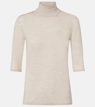 Boa virgin wool turtleneck top | Max Mara