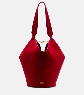 Lotus Mini suede tote bag | Khaite