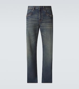 Horsebit flared jeans | Gucci