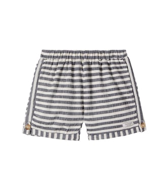 Kaatio striped cotton-blend shorts | Donsje