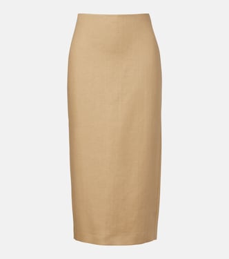 Veranda linen pencil skirt | Max Mara