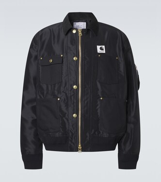 x Carhartt corduroy-trimmed blouson jacket | Sacai