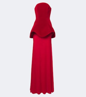 Vestido de fiesta con peplum | David Koma