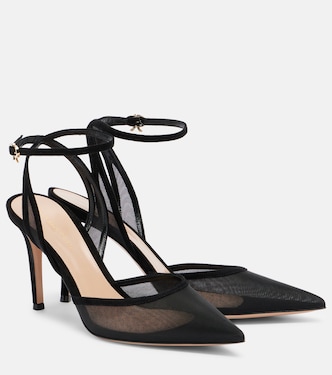 Slingback-Pumps Dorotea mit Veloursleder | Gianvito Rossi