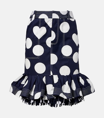 Cabana printed cotton poplin midi skirt | Jacquemus