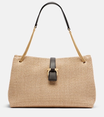 Schultertasche Medium aus Raffiabast | Ferragamo
