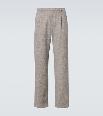 Wool-blend straight pants | Agnona
